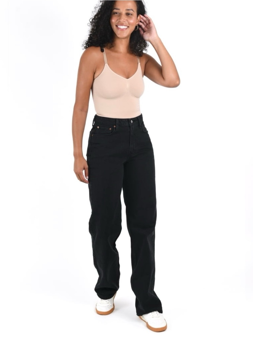 Joyspun Seamless Thong Bodysuit - Beige/Nude - Picture 7 of 10